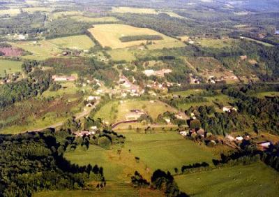 aerial view of Caton, New York